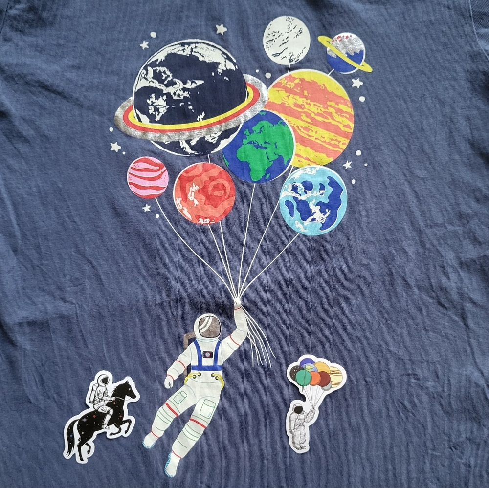 Mini Boden Glow In The Dark Astronaut Tee - Picture 14 of 16